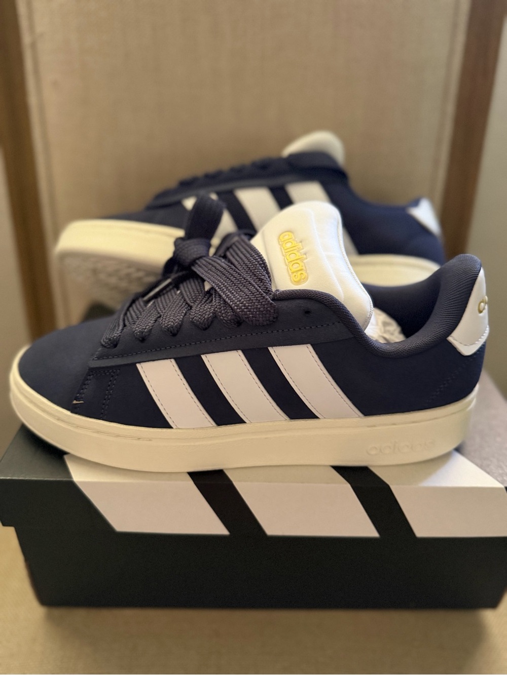 Adidas Alpha Court suede Navy Blue